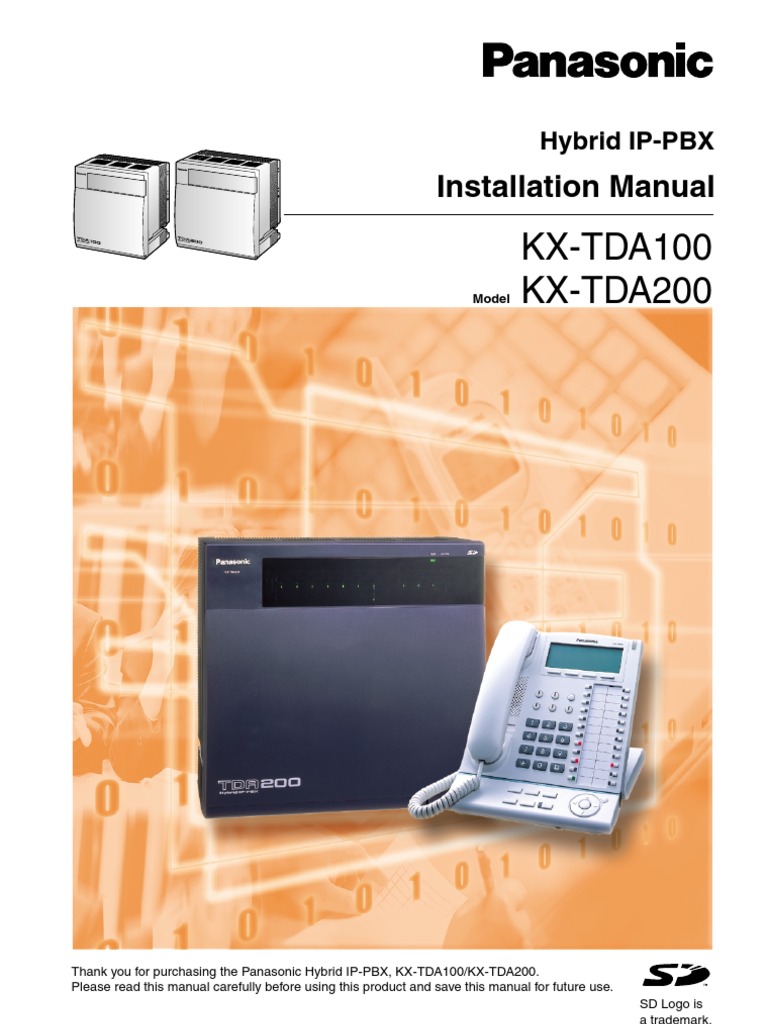 Install Manual KX TDA100 | Ac Power Plugs And Sockets | Electrical Connector