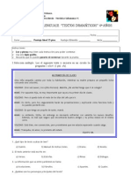 Prueba Parcial Lenguaje Texto Dramatico y Ortografia Puntual