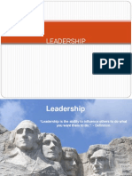 Theories of Leadership 