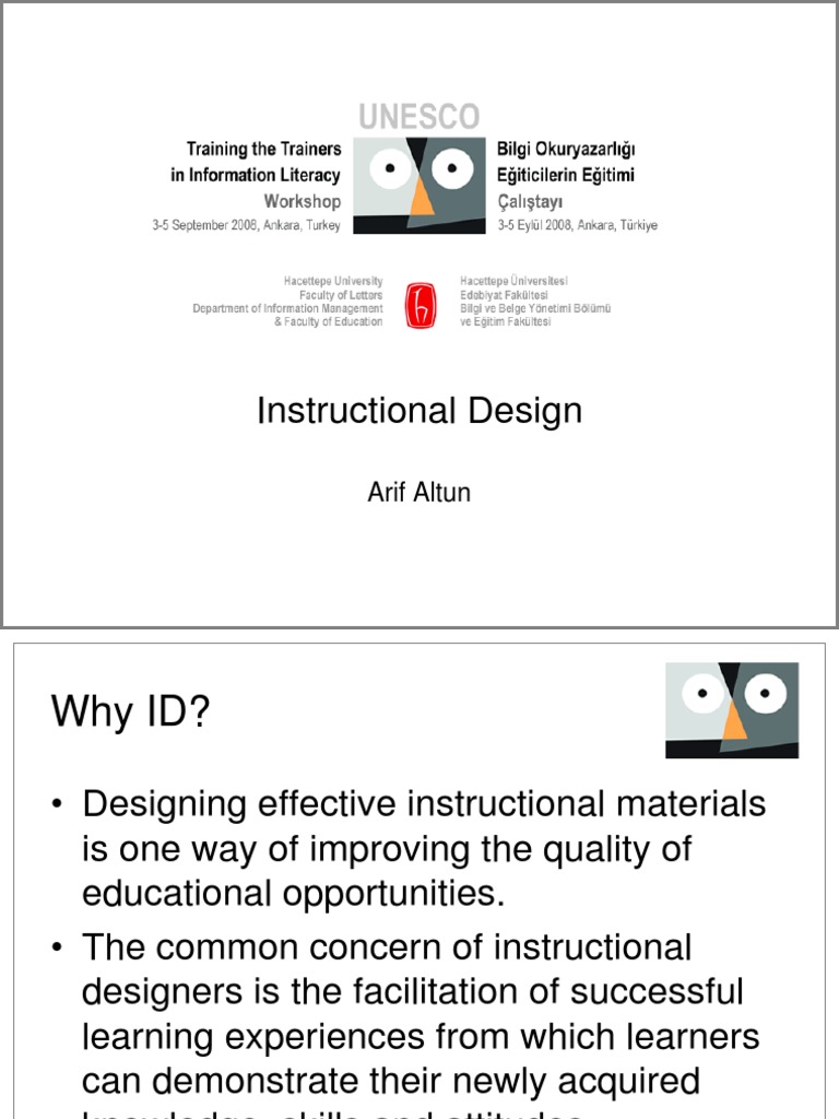 Instructional Design Principles Overview | PDF | Instructional Design ...