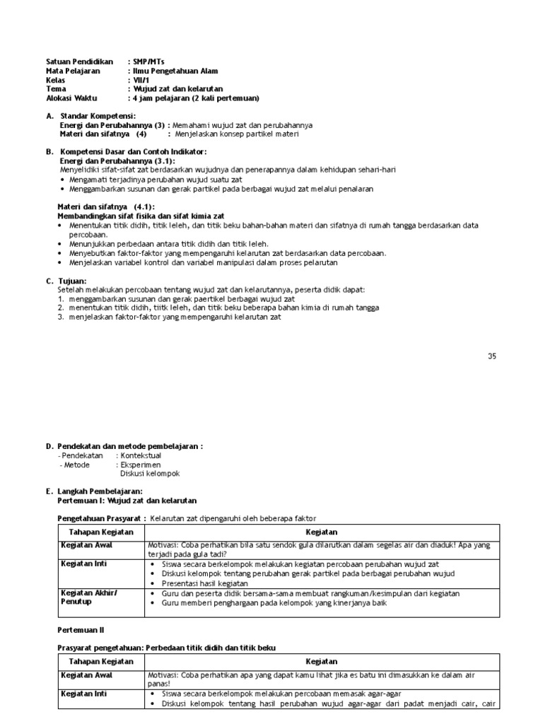 04 Contoh RPP IPA Terpadu | PDF
