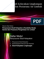 Penyusunan Studi Kelayakan Air Limbah - Aspek Lingkungan