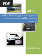 Download Police Technology an Analysis of in Car Cameras and Body Worn Cameras Lillian Draisin Spring 2011 by bhardin4411 SN133946815 doc pdf