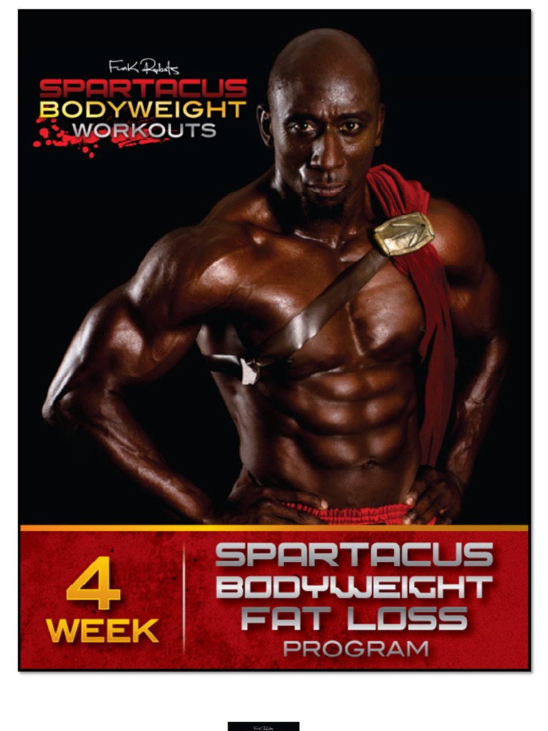 Spartacus Bodyweight Workout for Fat Loss EBookFunk Roberts High