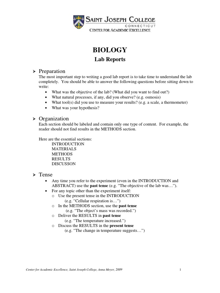 writing a hypothesis for a lab report