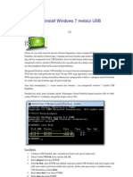 Cara Menginstall Windows 7 Melalui USB Flashdisk