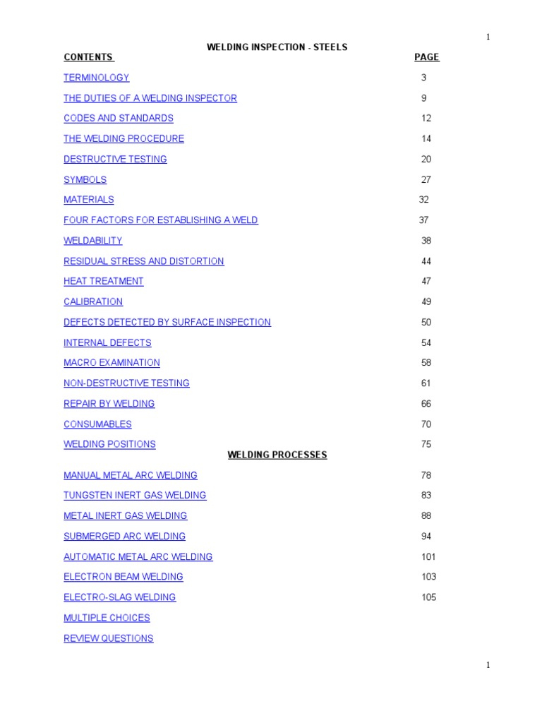 Welding Inspection Guide | PDF | Welding | Construction