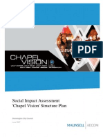 Social Impact Assessment 'Chapel Vision' Structure Plan: Stonnington City Council