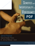Semiotics and Intertextuality of Videogames