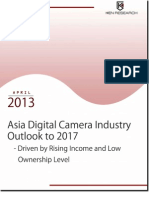 Large Pool of the First Time Buyers to Give Meteoric Growth to the Asian Digital Camera Industry