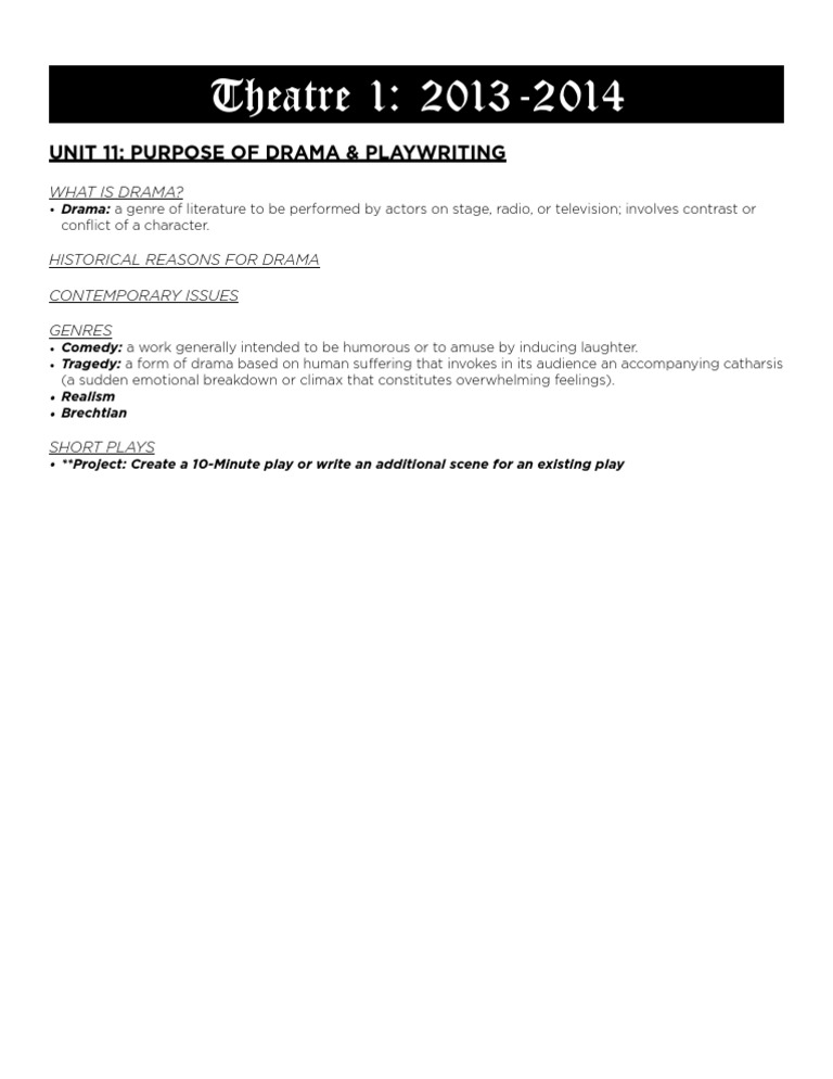 Unit11 Plan | PDF