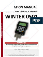 Bedienungsanleitung Winter DSP Control System