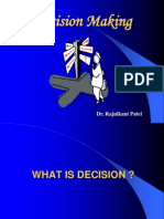 Decision Making: Dr. Rajnikant Patel