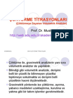 Çöktürme Ti̇trasyonlari