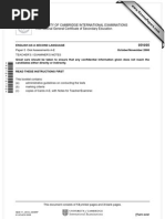 Igcse Sociology Past Module