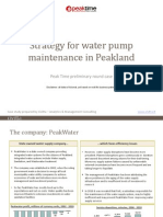 PT2011 Case-study WaterMaintenanceInPeakland