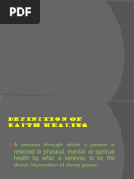 Faith Healing