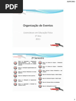 Organizacao de Eventos 2011 2o Semestre