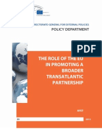 The Role of The EU in Promoting A Broader Transatlantic Partnership PDF