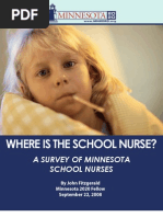 Download Where is the School Nurse - A Survey of Minnesota School Nurses by Minnesota 2020 SN13399379 doc pdf