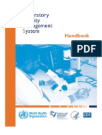 WHO Laboratory Quality Management System Handbook