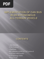 Implementation of CAN Bus in An Autonomous All-Terrain Vehicle