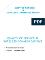 Quality of Service in Wireless Communication