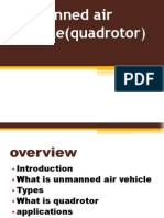 Unmanned Air Vehicle(Quadrotor)