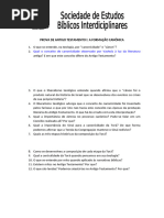 Prova de Antigo Testamento i