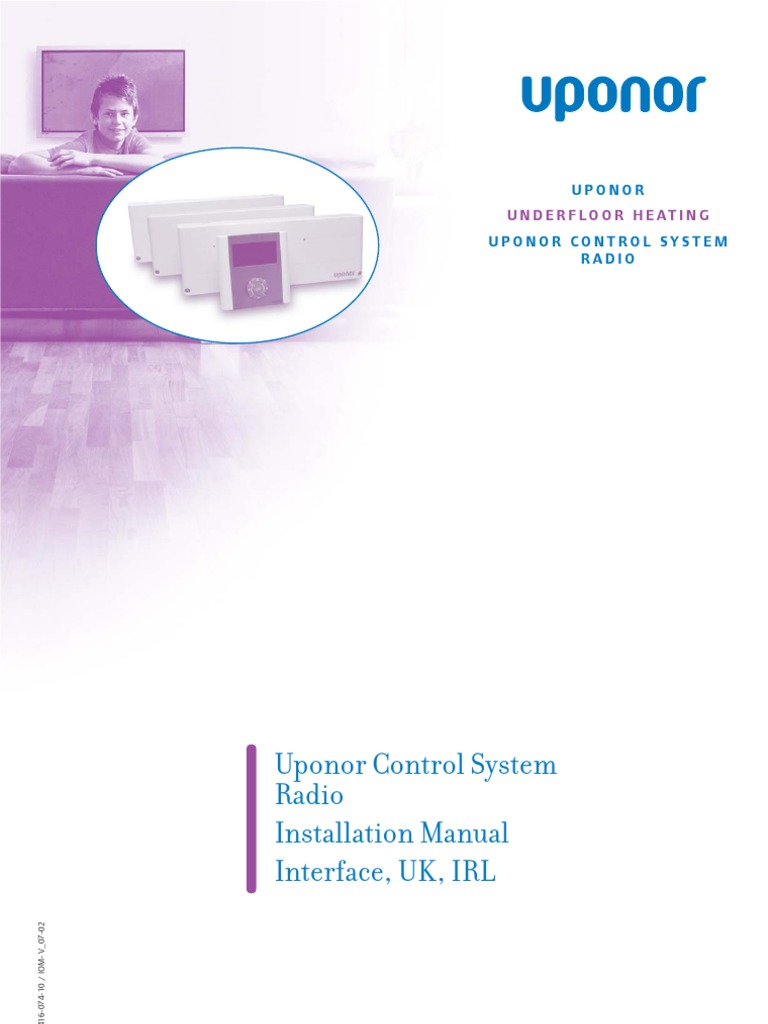 Uponor Control System Installation Operation Manual Interface I75