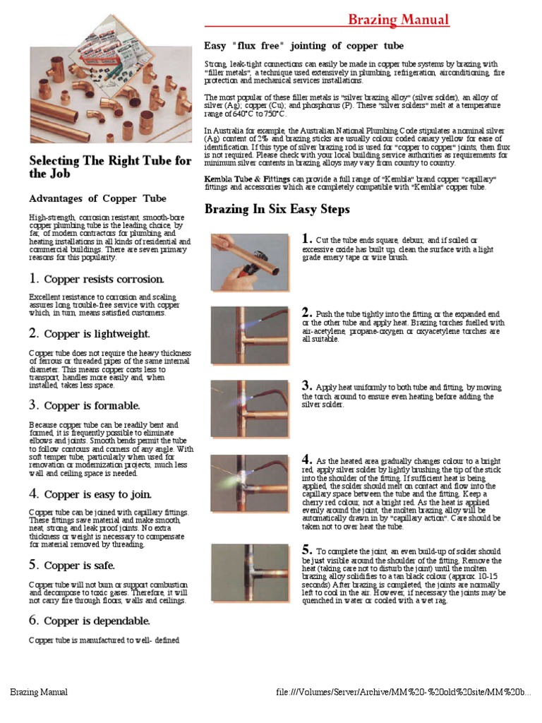 Brazing Manual PDF Soldering Silver
