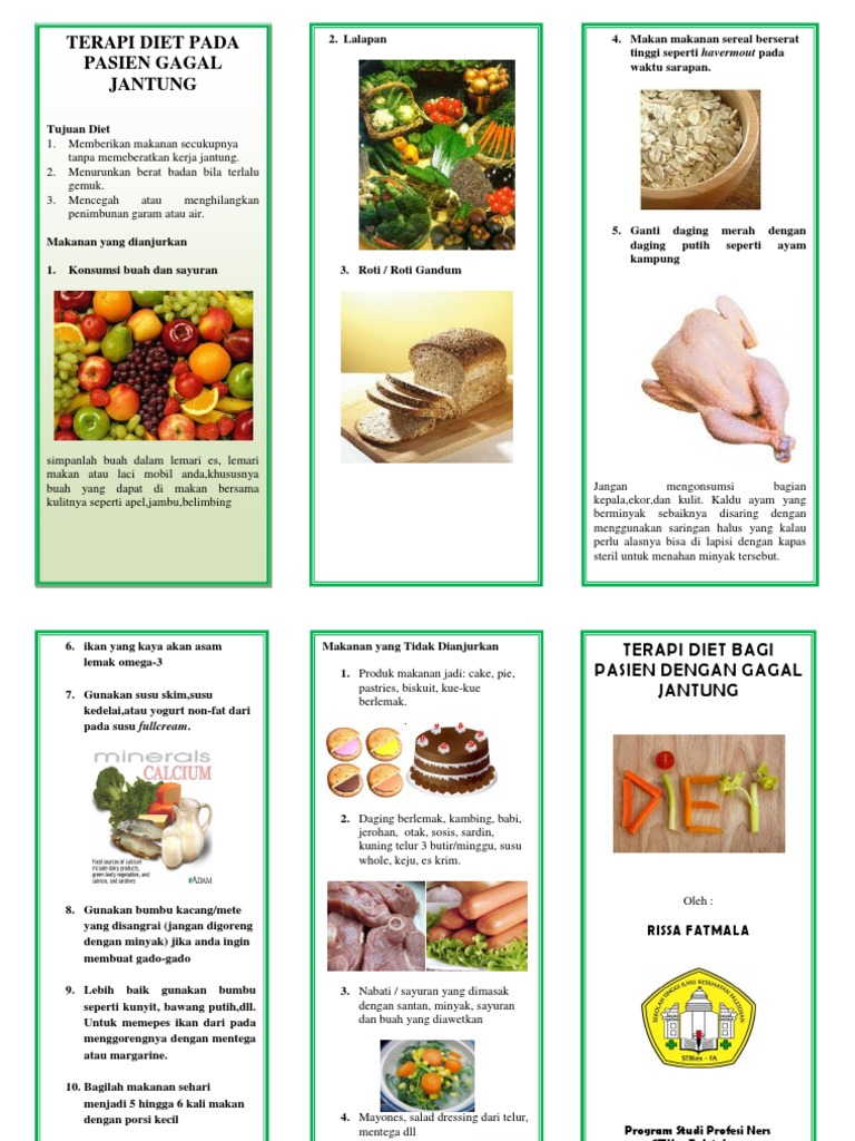 Leaflet Diet Gagal Jantung