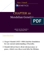 Ch10 Mendelian Genetics
