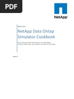 NetApp Data Ontap Simulator Cookbook 1.1