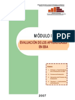 Modulo II Evaluacion de Los Aprendizajes en Eba