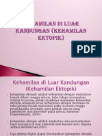 Kehamilan Di Luar Kandungan (Kehamilan Ektopik)