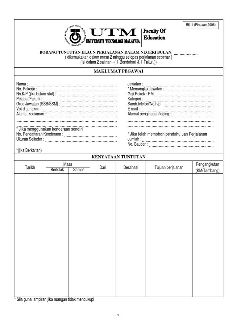 6 Tuntutan Perjalanan Dalam Negeri Pdf