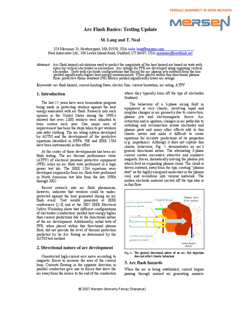 WP ArcFlashTesting | PDF
