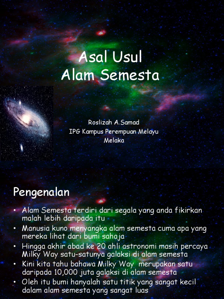 Asal Usul dan Teori Alam Semesta | PDF | Ilmu Sosial | Sains & Matematika