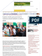 Peru - Lanzan Cuento para Prevenir La Violencia Sexual Infantil en Niños y Niñas - LaRepublica PDF