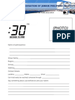 30 Seconds To Fame ApplicationForm - ANC