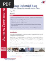Download American Competitiveness  - Defense Industrial Base by The American Security Project SN134037119 doc pdf