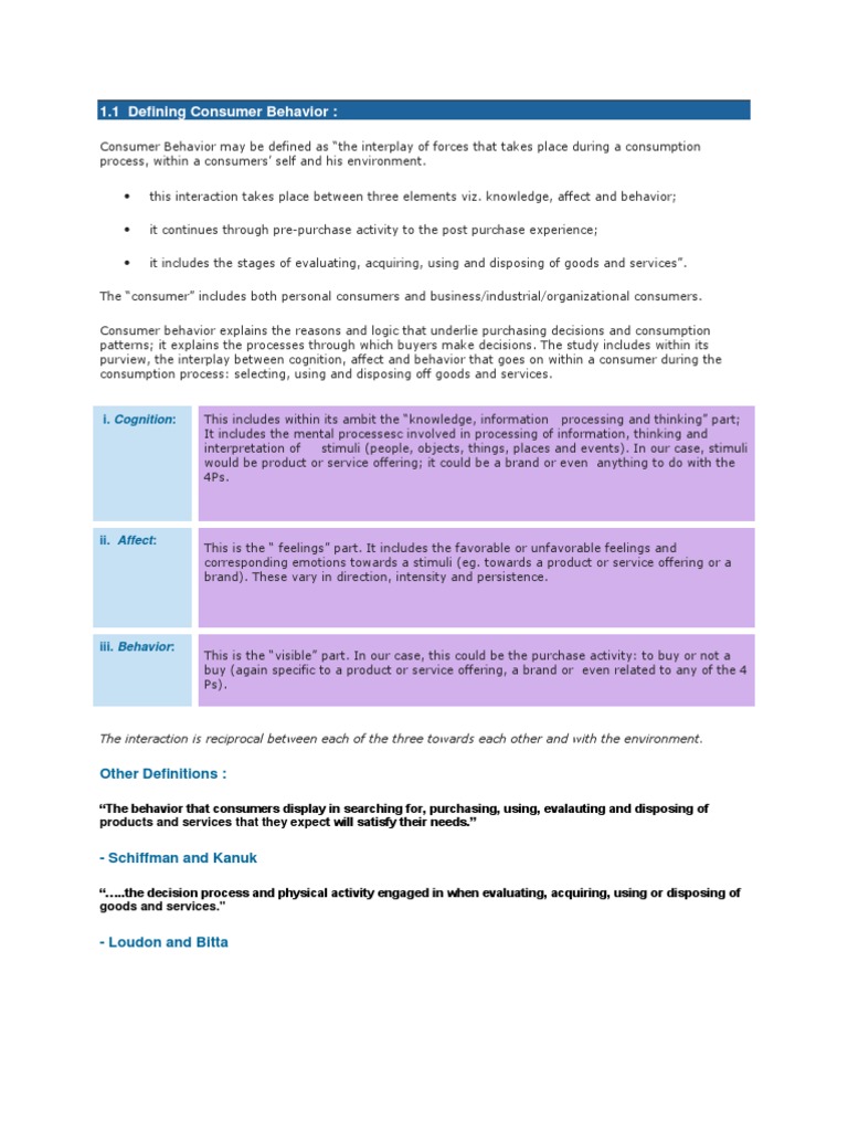 Understanding Consumer Behavior Dynamics | PDF | Consumer Behaviour ...