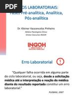 2307Aula de Erros Laboratoriais Dr.kleiner INGOH