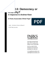 Web 2.0: Democracy or Anarchy?: A Response To Andrew Keen