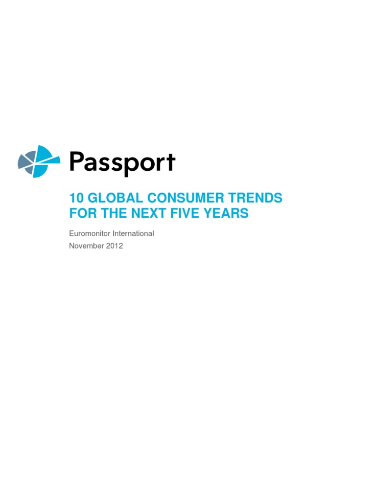 Euromonitor 10 Global Consumer Trends PDF Loans Payday Loan