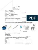 0 a 5a Test Franceza