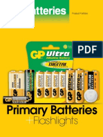 GP Batteries Menu