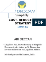 Cost-reduction tactics of Air Deccan