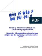 UNESCO Who is Who - Directory of International Youth-Led Youth-Serving Organisations